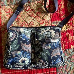 Vera Bradley Java navy cross body